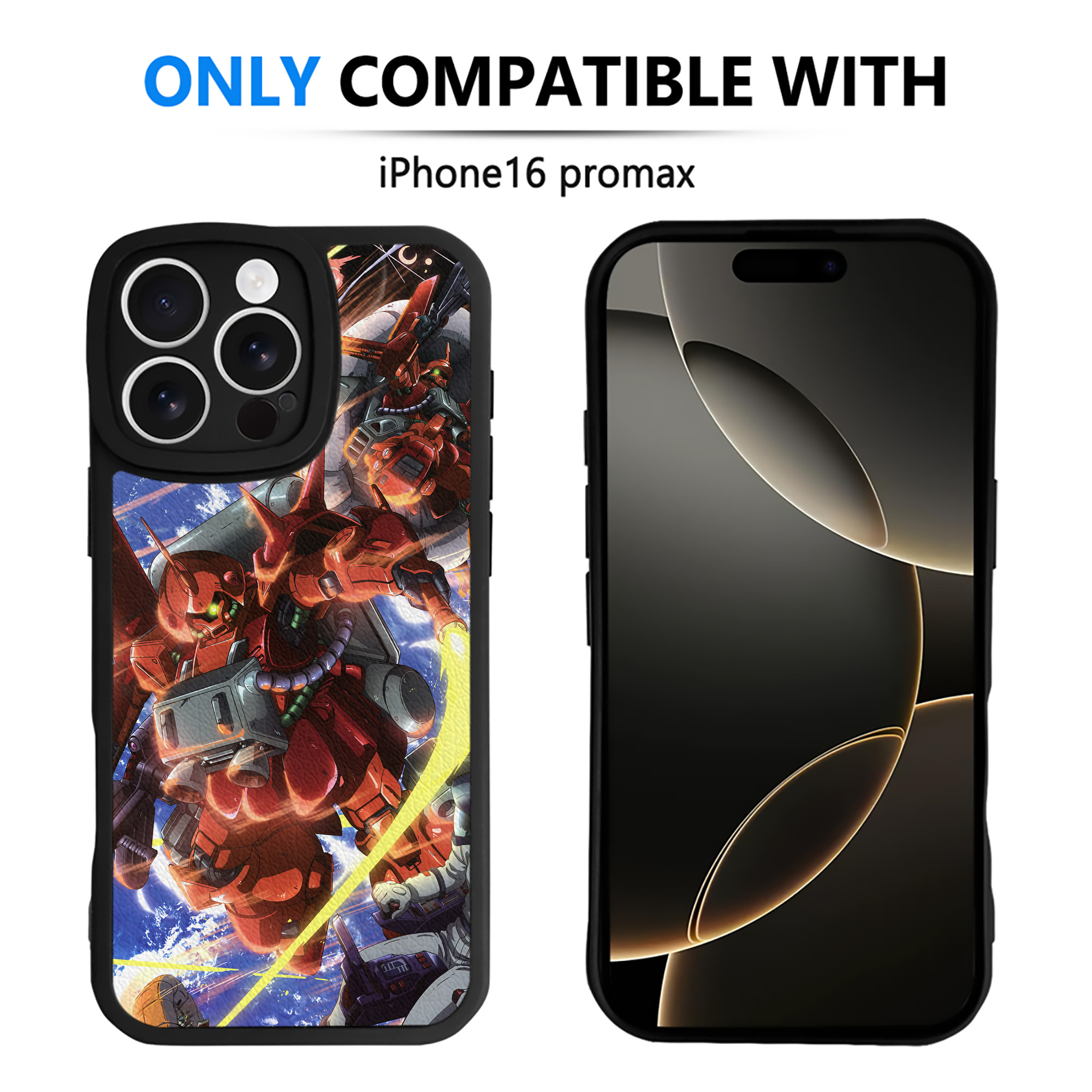 （画像用） 機動戦士ガンダム Mobile Suit Gundam 【iPhone 16シリーズ対応】シリコンスマホケース（レザー調） 材質：シリコン